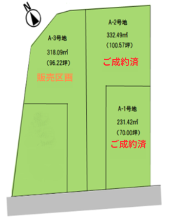 売土地 ハートフルビレッジ近江舞子 A-3号地